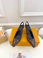 Louis Vuitton LV Sparkle Slingback Pump Monogram 6.5cm - 2