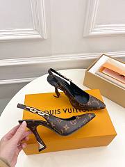 Louis Vuitton LV Sparkle Slingback Pump Monogram 9.5cm - 5