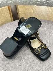 Gucci High Black Heel Mary Jane Pumps 9cm - 2
