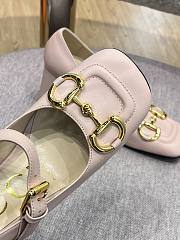 Gucci High Pink Heel Mary Jane Pumps 9cm - 4