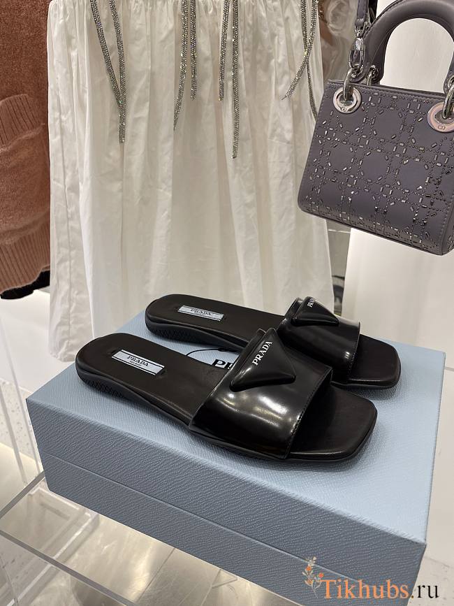 Prada Black Slides 02 - 1