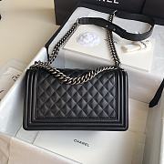 Chanel Leboy lambskin Bag in Black With Silver Hardware 67086 - 2