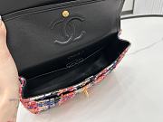 Chanel Medium Flap Bag Tweed 25cm - 6