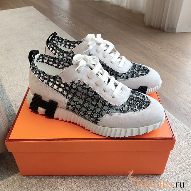 Hermes Bouncing Black White Sneaker 02 - 1