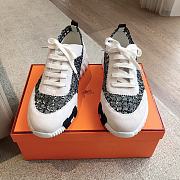 Hermes Bouncing Black White Sneaker 02 - 5