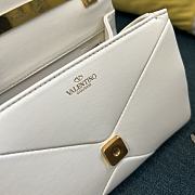 Valentino Garavani One Stud Top Handle White Bag 20x13x8.5cm - 6
