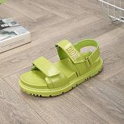 Dior Dioract Sandals Lambskin Light Green - 3
