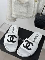 Chanel White Slides 05 - 2