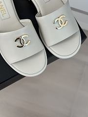 Chanel White Sandal Heel 4cm - 5