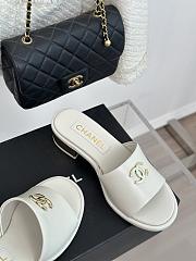 Chanel White Sandal Heel 4cm - 2
