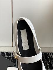 Chanel Ballerina Flat White Black Patent - 2