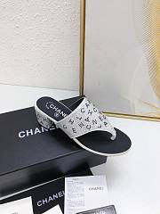 Chanel Silver Black Heel 4.5cm - 5