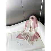 Chanel Cashmere Scarf Pink 175x60cm - 1