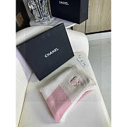 Chanel Cashmere Scarf Pink 175x60cm - 2