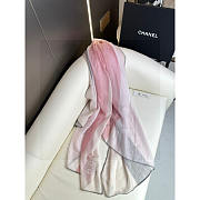 Chanel Cashmere Scarf Pink 100x200cm - 4