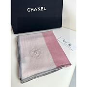 Chanel Cashmere Scarf Pink 100x200cm - 3