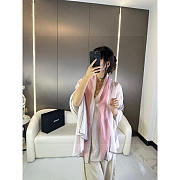 Chanel Cashmere Scarf Pink 100x200cm - 2