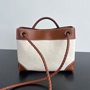 Bottega Veneta Small Andiamo Natural Light Wood 25x20x10cm - 5