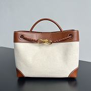 Bottega Veneta Medium Andiamo Natural Light Wood 32.5x24x12cm - 1