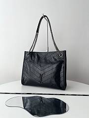 YSL Niki Medium Tote Bag In Nero Black 33x27x11.5cm - 4