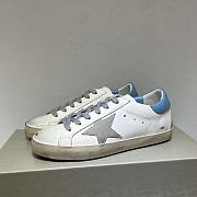 Golden Goose White Blue Sneaker - 1
