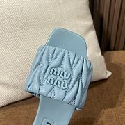 Miu Miu Blue Slides - 2