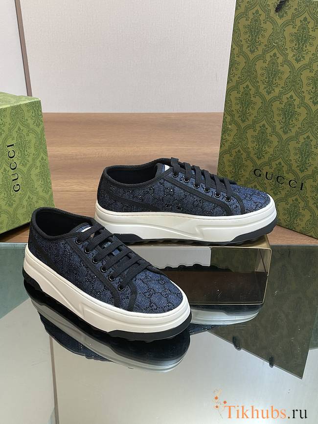 Gucci Embellished GG Tennis 1977 Sneakers - 1