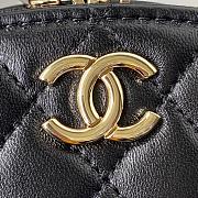 Chanel Small Vanity Case Lambskin Black 9.5x13x5.5cm - 2