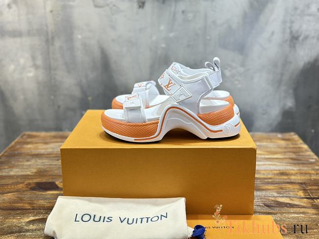 Louis Vuitton LV Archlight Sandal White Orange - 1
