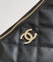 Chanel Hobo Black Caviar Bag 24.5x19x9cm - 3