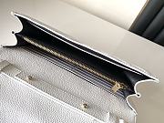 YSL Envelope Chain Wallet White Gold Hardware 22.5x14x4cm - 3