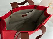 Chloe Large Woody Tote Red Brown Bag 45x33x13cm - 5