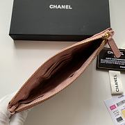 Chanel Wallet Pink Caviar Gold 20x12.2x1cm - 5