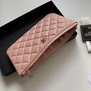 Chanel Wallet Pink Caviar Gold 20x12.2x1cm - 4