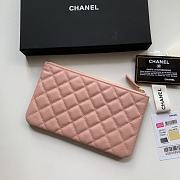 Chanel Wallet Pink Caviar Gold 20x12.2x1cm - 3