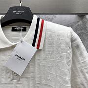 Balmain White Polo Shirt - 3