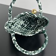 Bottega Veneta Mini Tosca Green White Bag 20x16.5x7cm - 6