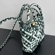 Bottega Veneta Mini Tosca Green White Bag 20x16.5x7cm - 3