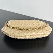 Bottega Veneta Sardine Top Handle Bag Beige 33x20x4cm - 6