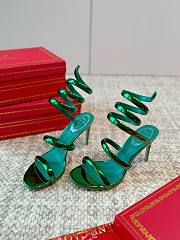 Rene Caovilla Green Heel 10cm - 1