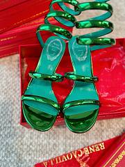 Rene Caovilla Green Heel 10cm - 3