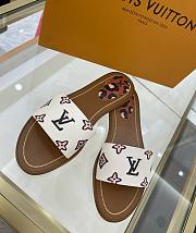 Louis Vuitton LV White Slides - 2