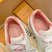 Louis Vuitton LV Time Out White Pink Sneaker  - 3