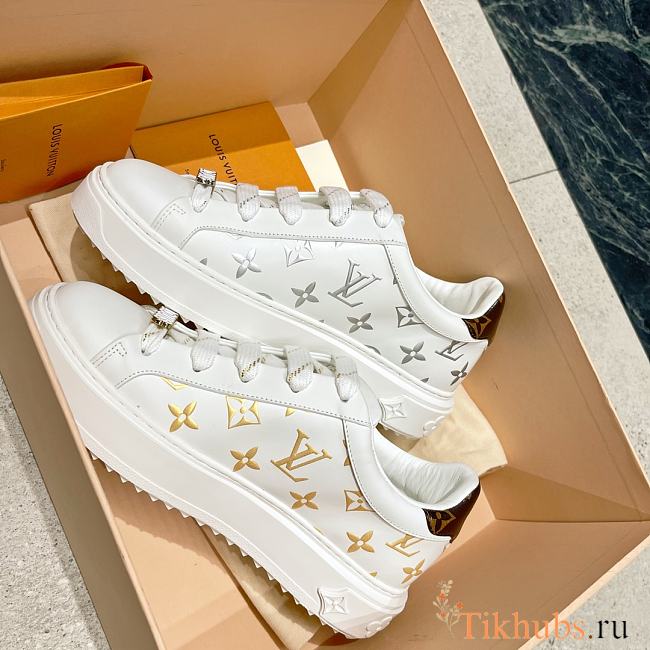 Louis Vuitton LV Time Out Trainer Sneaker White - 1