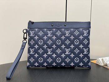 Louis Vuitton LV Pochette To-Go Navy Blue 30x21.5x2cm