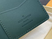 Louis Vuitton LV Pocket Organizer Green 7.5 x 11.1 x 1 cm - 5