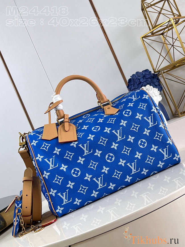 Louis Vuitton LV Speedy P9 Bandoulière 40 Blue 40 x 26 x 23 cm - 1