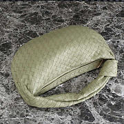 Bottega Veneta Small Jodie Intrecciato Leather Shoulder Bag Green 48x40x16cm - 3