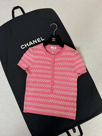 Chanel Pink T-shirt 04