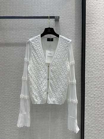 Chanel White Cardigan 04